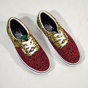 VANS Era Snake Python Rasta Skate Shoes